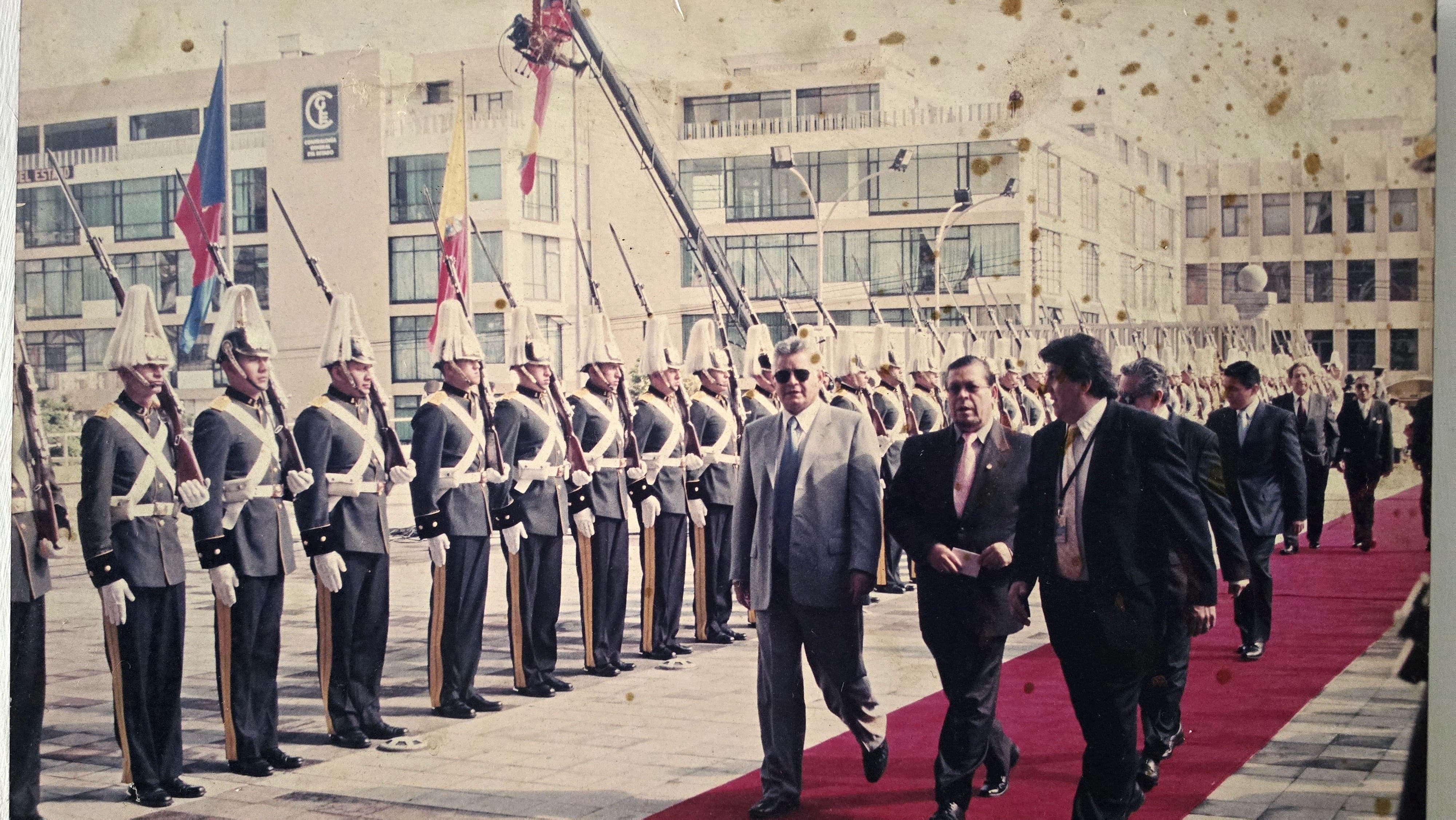Dr. Ulloa Parada con el Ab. Hernán Ulloa Ordóñez