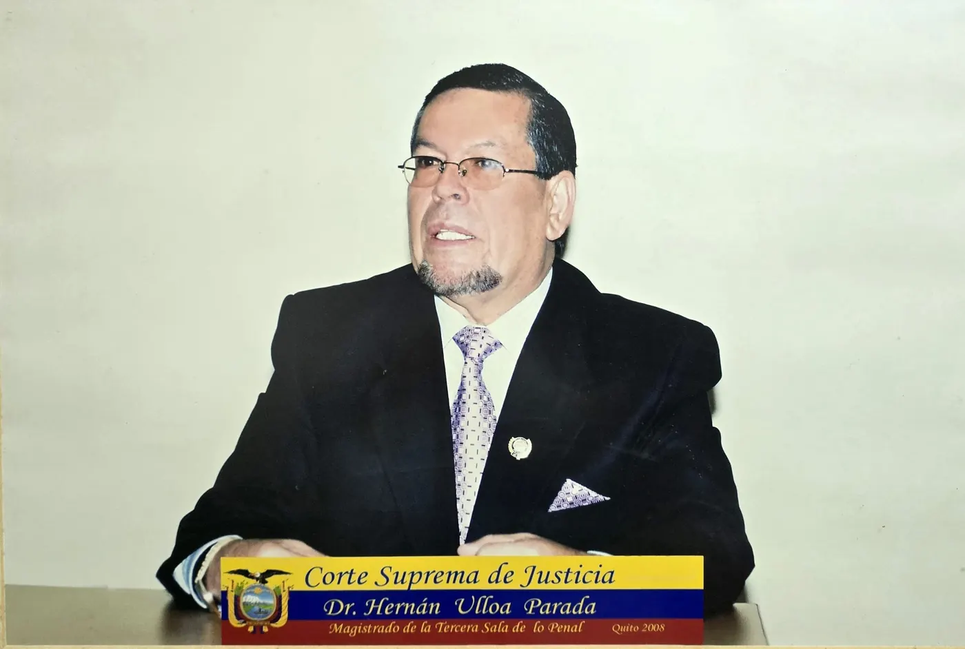 Dr. Ulloa Parada en evento institucional